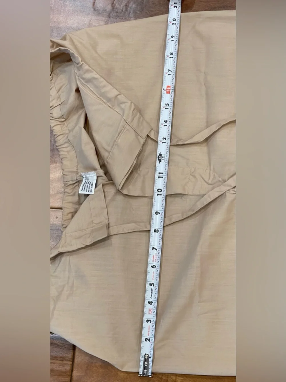 Vintage 70’s Pierre Cardin 2 piece Men’s M beige pajama set - Picture 8 of 9